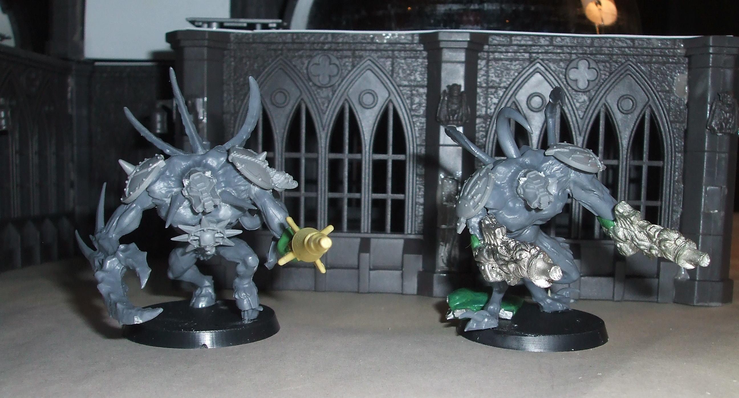Chaos Space Marines, Obliterators, Spawn, Work In Progress