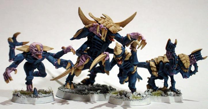 Genestealer, Group, Spinegaunt, Tyranids, Warhammer 40,000, Warriors