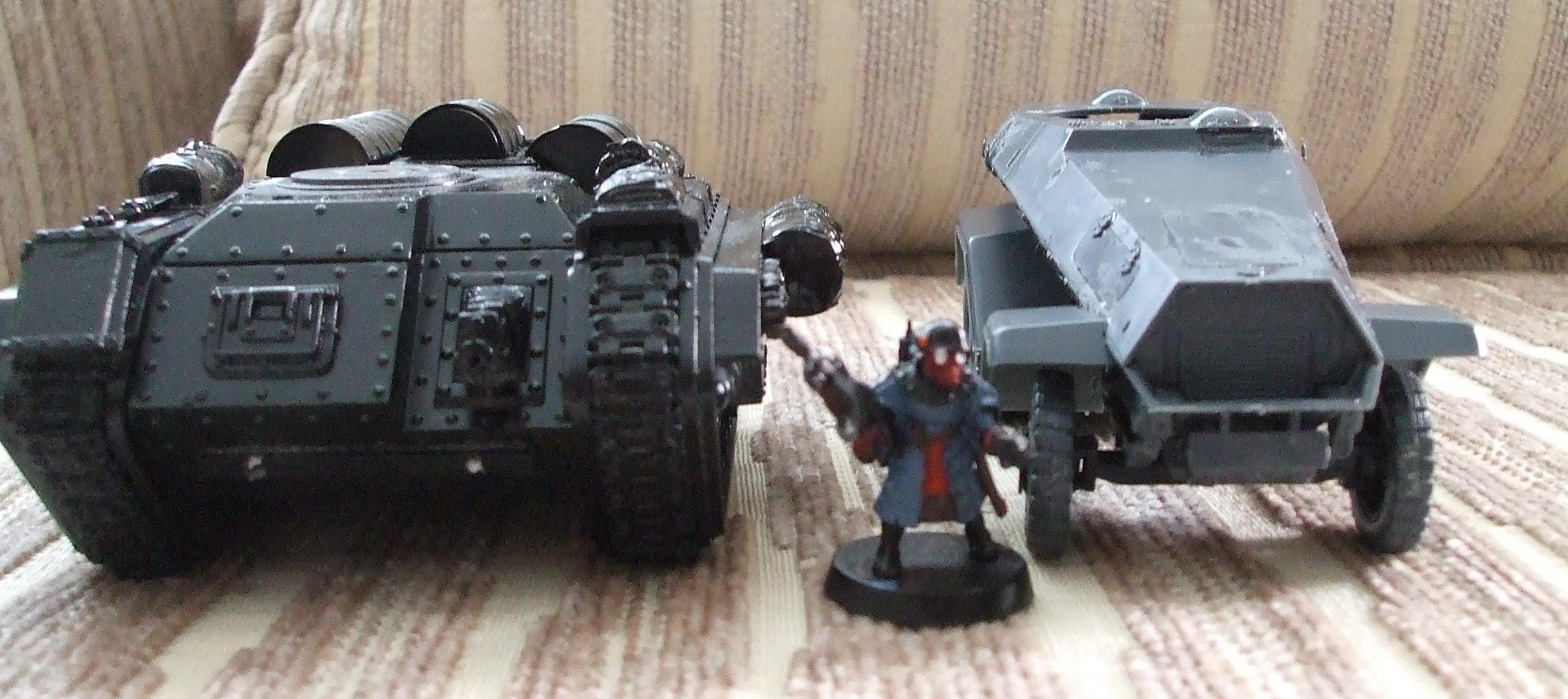 Armored Car, Chimera, Inquisition, Inquisitor, Rhino
