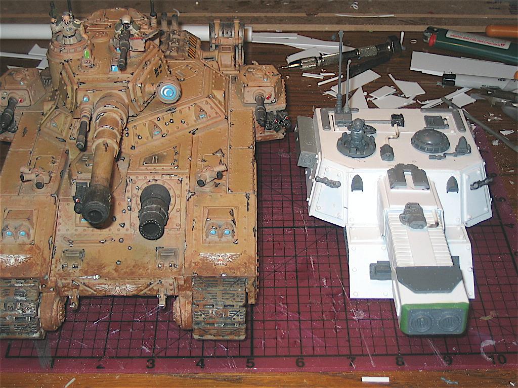 Imperial Guard, Tank, Warhammer 40,000, Work In Progress