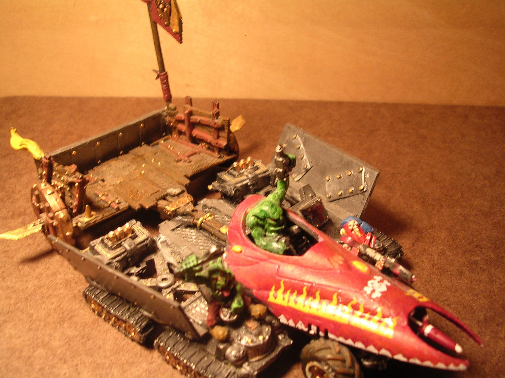 Eldar Abuse, Kitbash, Orks, Trukk