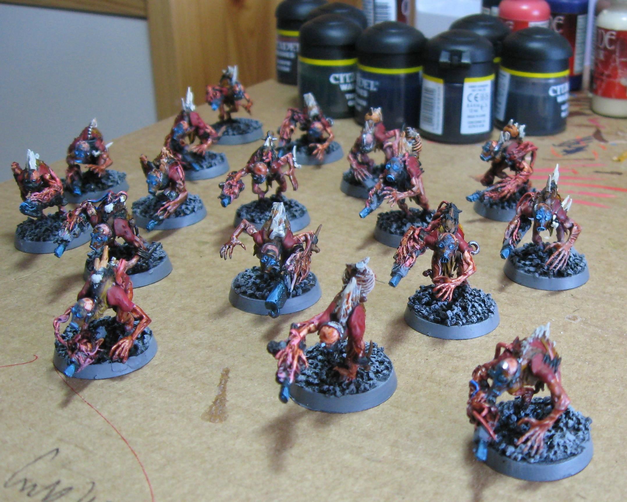 Chaos Daemons, Conversion, Ghouls, Horrors, Warhammer 40,000