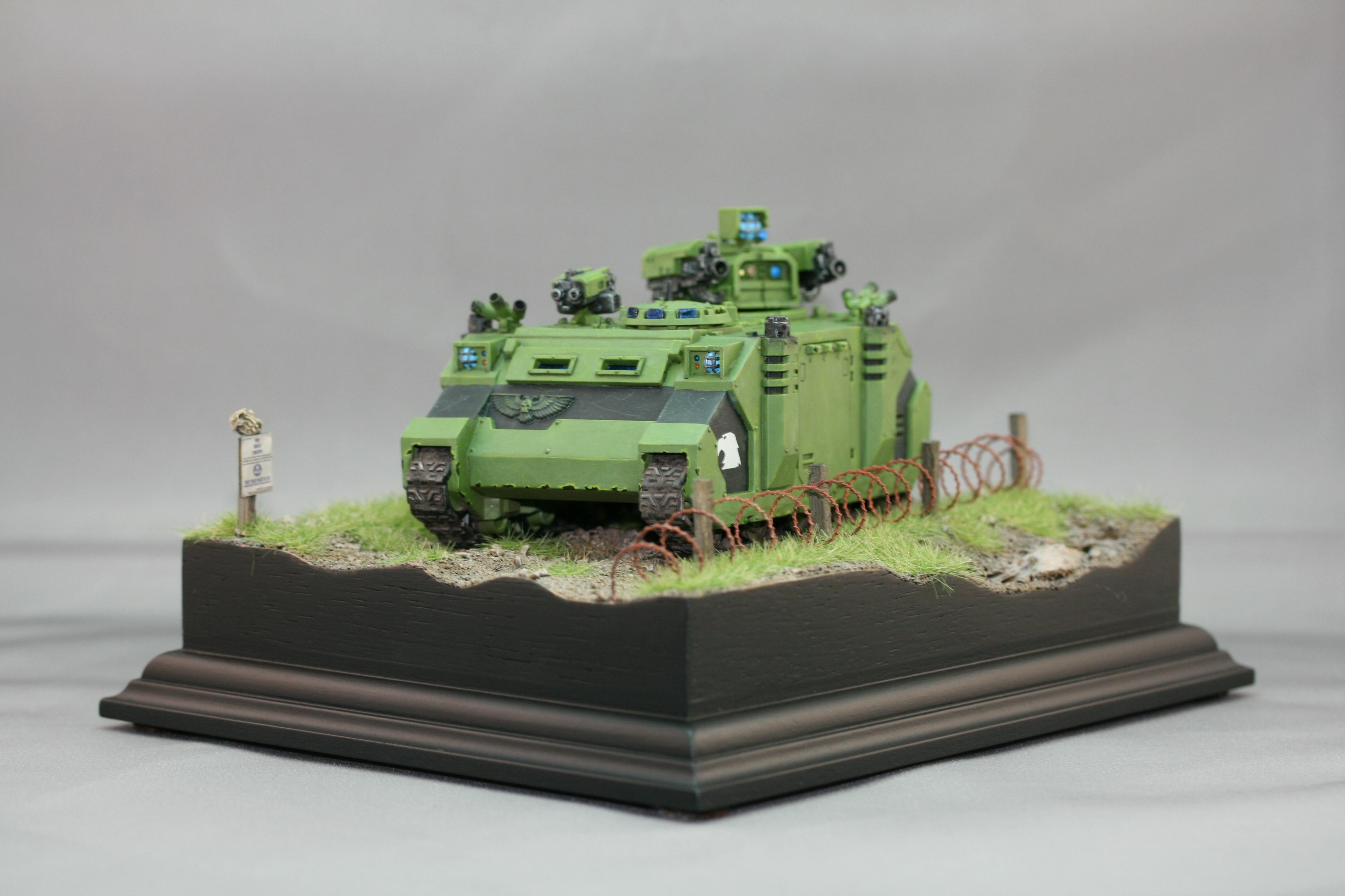 Display, Green, Razorback, Space Marines