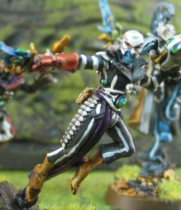 Eldar, Harlequins, Power Weapon, Stripes, Warhammer 40,000