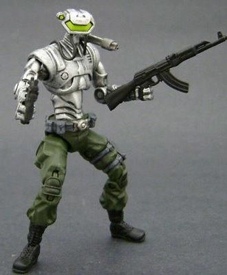 ok B.A.T's Im thinking necron top half with lasgun and catchan legs