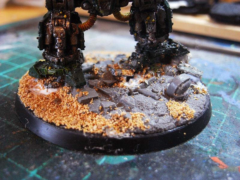 Chaos Space Marines, Dreadnought, Forge World, Greenstuff, Magnet, Nurgle, Warhammer 40,000, Work In Progress