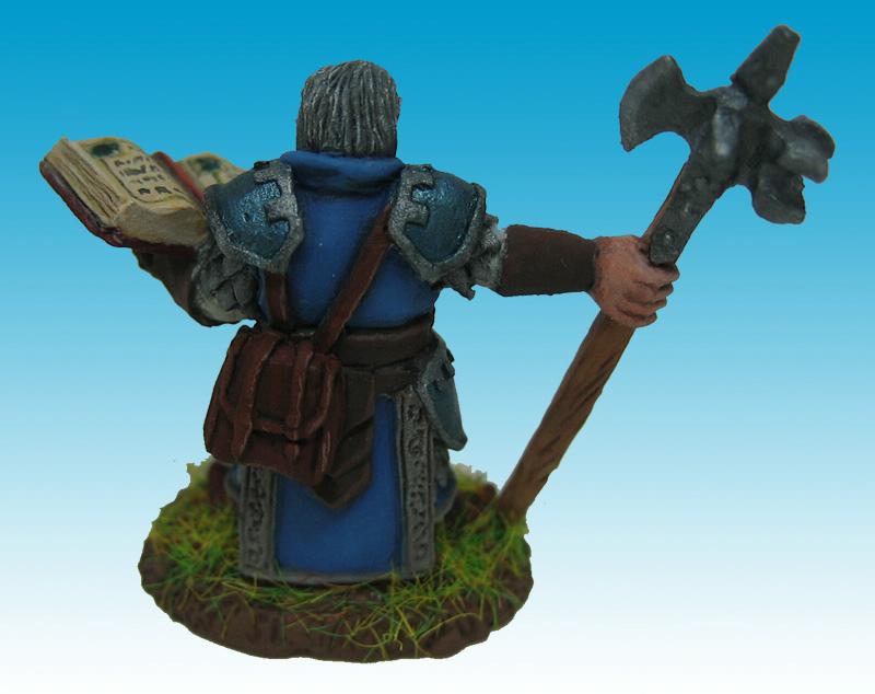 Book, Mage, Reaper, DFo's Reaper Dwarf Cleric, Grayrune Rear View