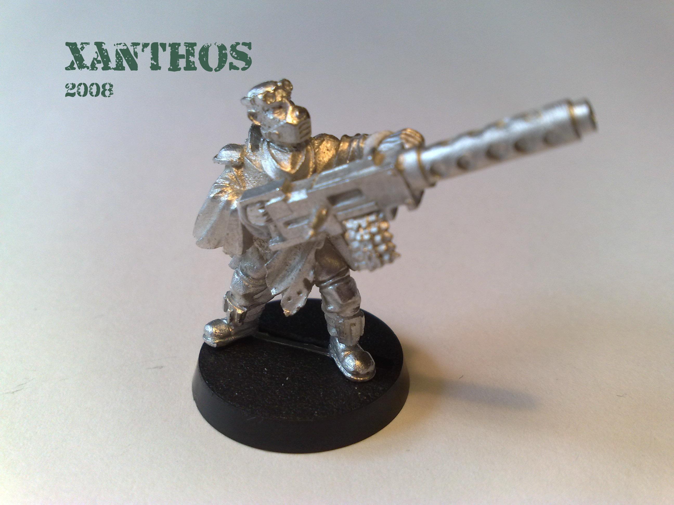 Heavy. He is indeed an ash waste model, but he looks very cool, and characterful. Not sure whether I want to change the gun or not... Thoughts?
