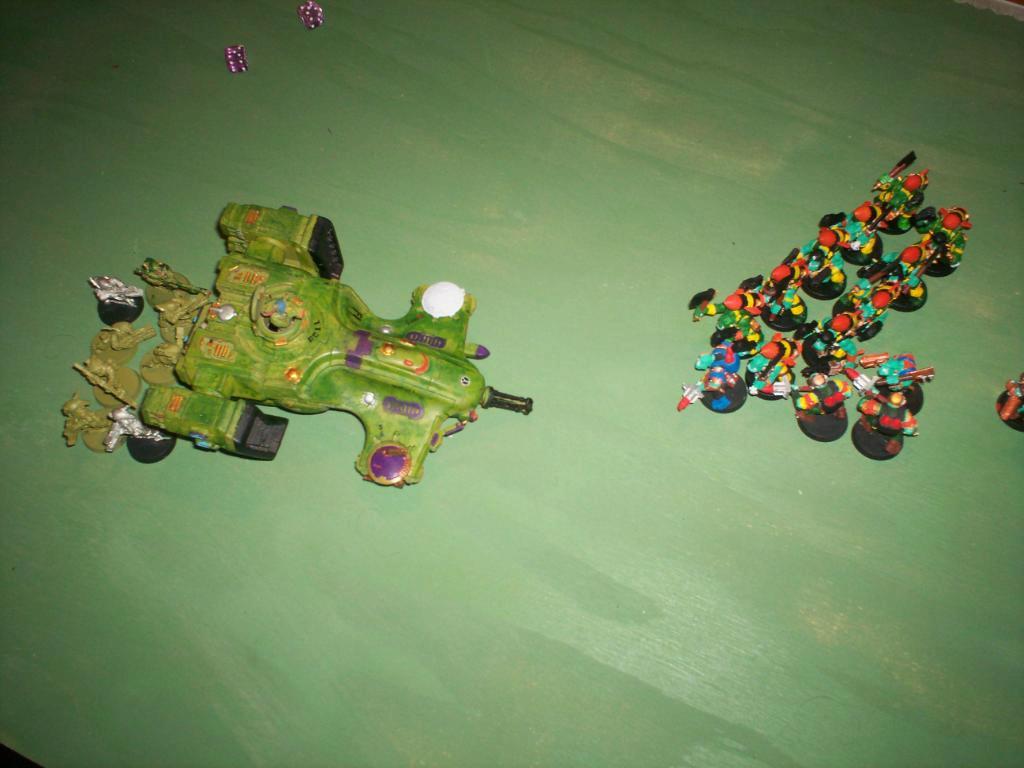 Battle Report, Solorg's Orks vs Tau Devilfish 40K