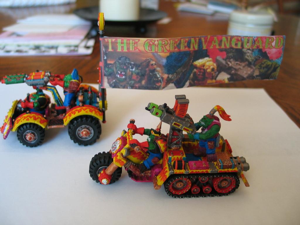 Solorg's Orks Warbuggy Wartrakk 40K Green Vanguard