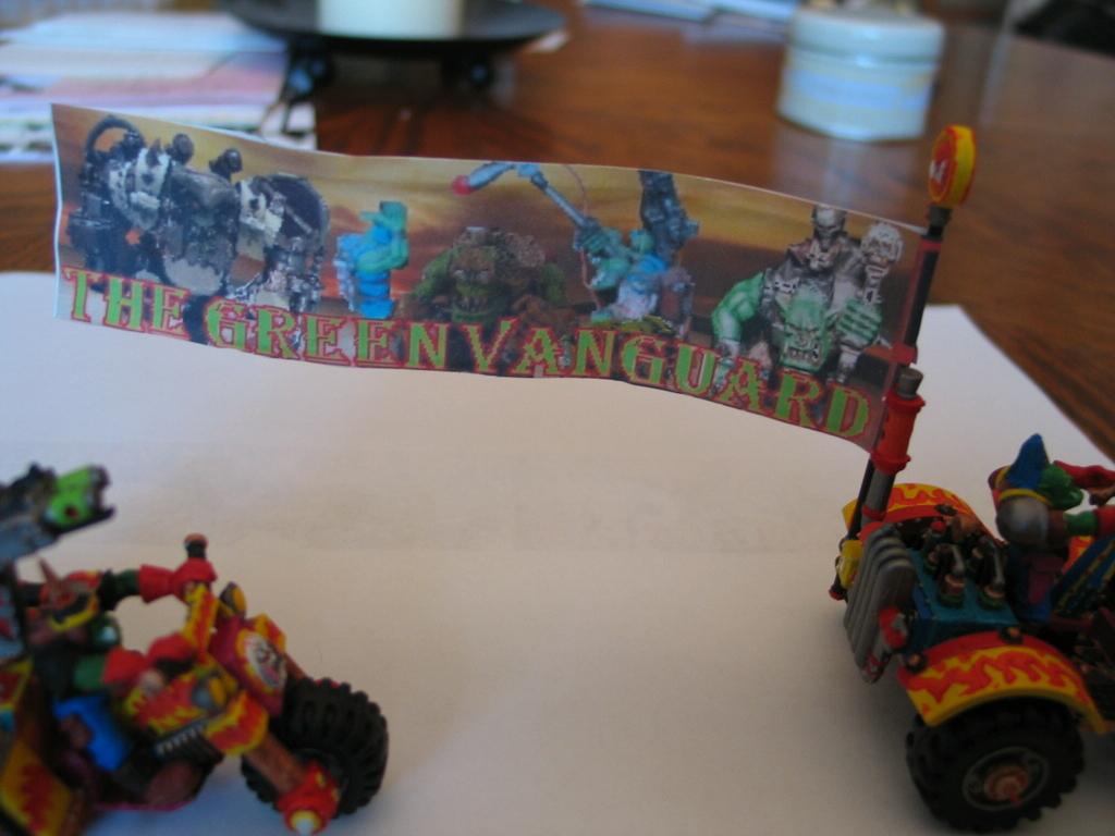 Solorg's Orks Warbuggy Wartrakk 40K Green Vanguard