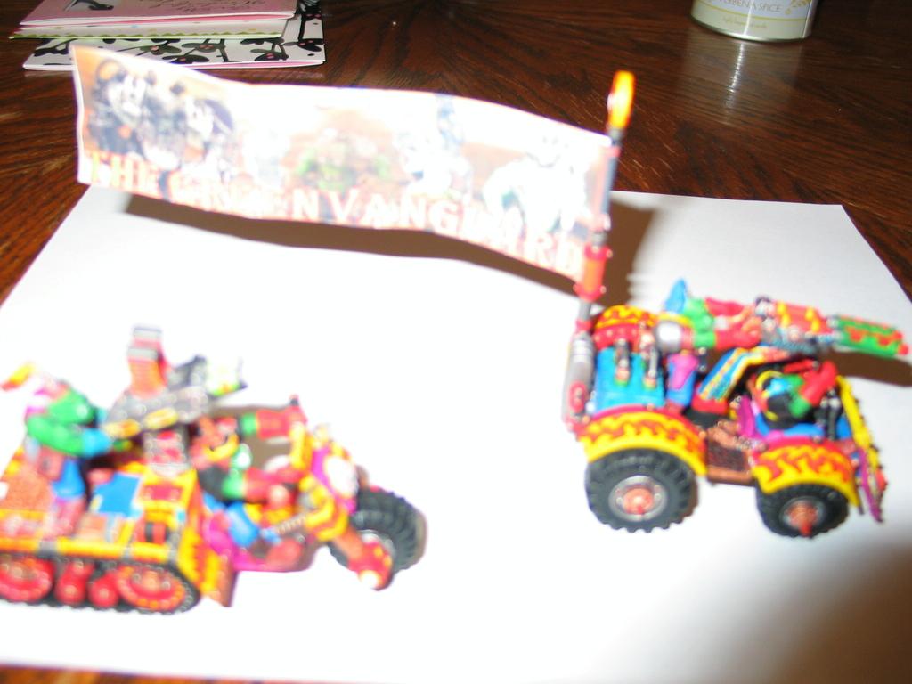 Solorg's Orks Warbuggy Wartrakk 40K Green Vanguard