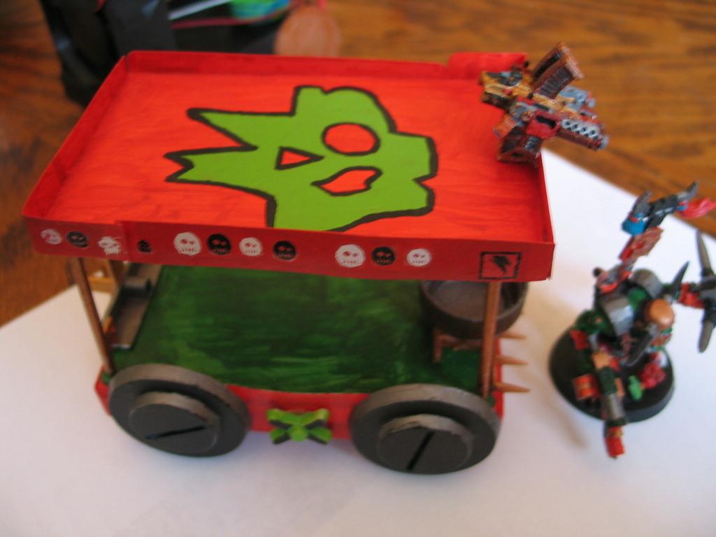 Orks, Solorg's Ork Battlewagons Kustom Built Scratchbuild 40K