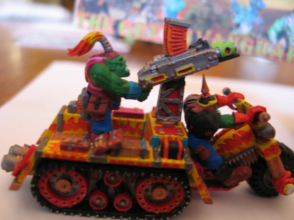 Buggy, Orks, Primary Colors