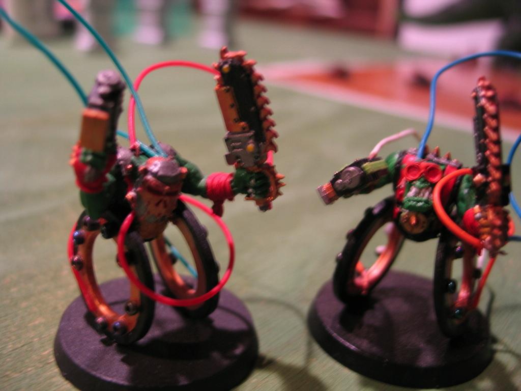 Solorg's Orks Nobs with Cybork Bodies Cyborks 40K