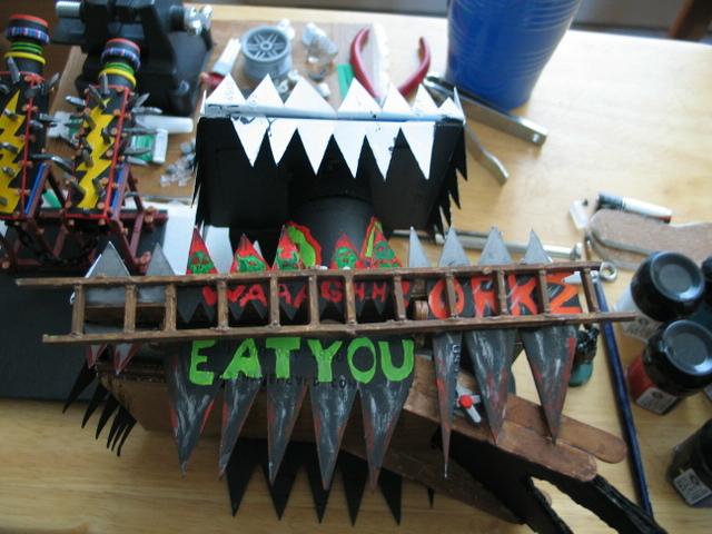 Howdah, Orks, Solorg's Orks Triceratops counts as Squiggoth with Howdah 40K