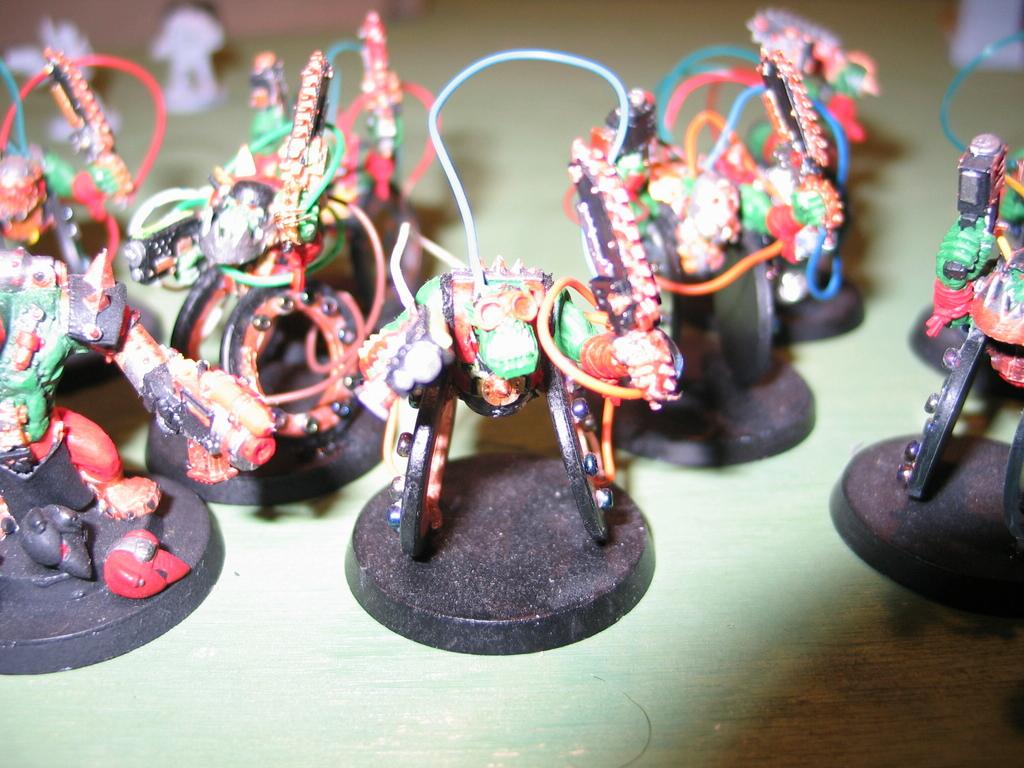 Solorg's Orks Nobs with Cybork Bodies Cyborks 40K