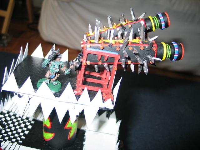 Solorg's Orks Triceratops counts as Squiggoth with Howdah 40K