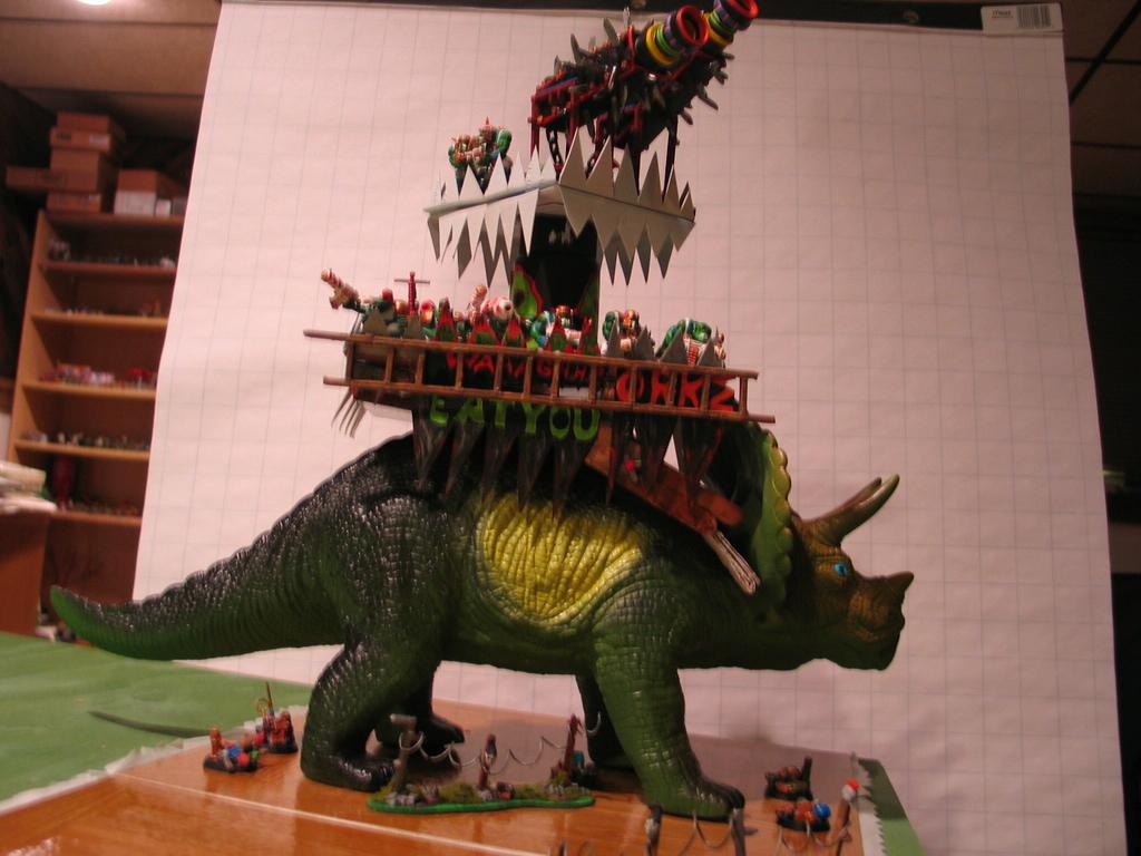 Orks, Squigs, Stegadon, Zzap Gun