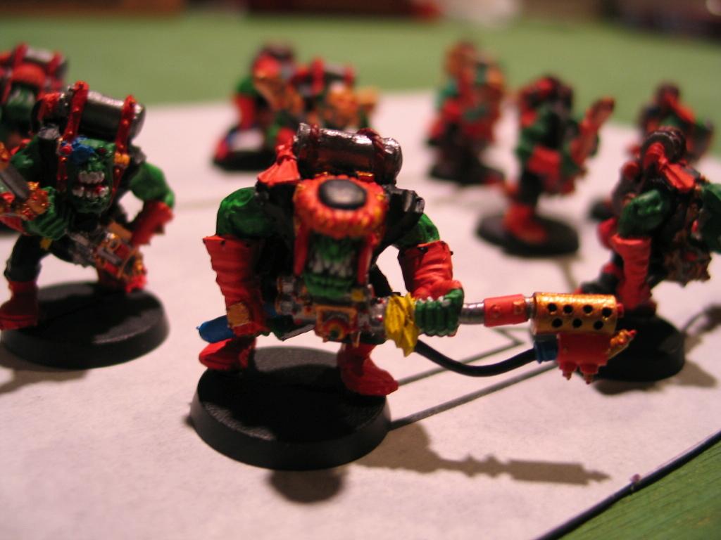 Solorg's Ork Burna Boys 40K