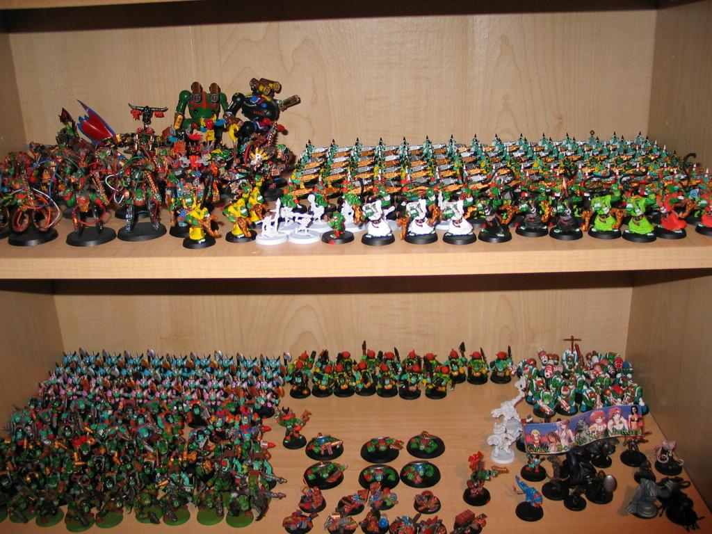 Shelves, Solorg's Ork Army 40K