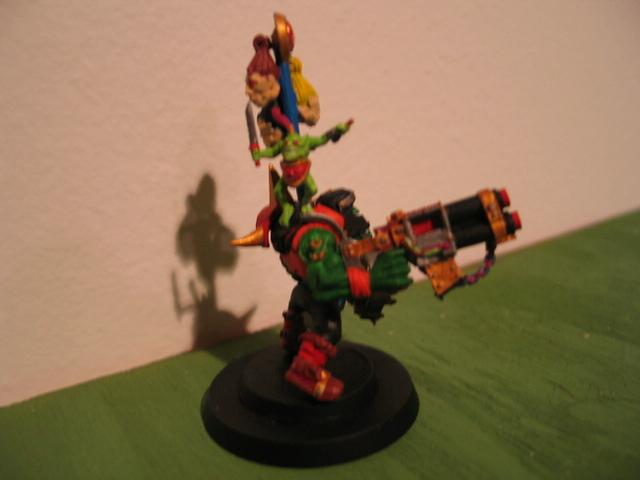 Orks, Solorg's Ork Nob with Bosspole 40K