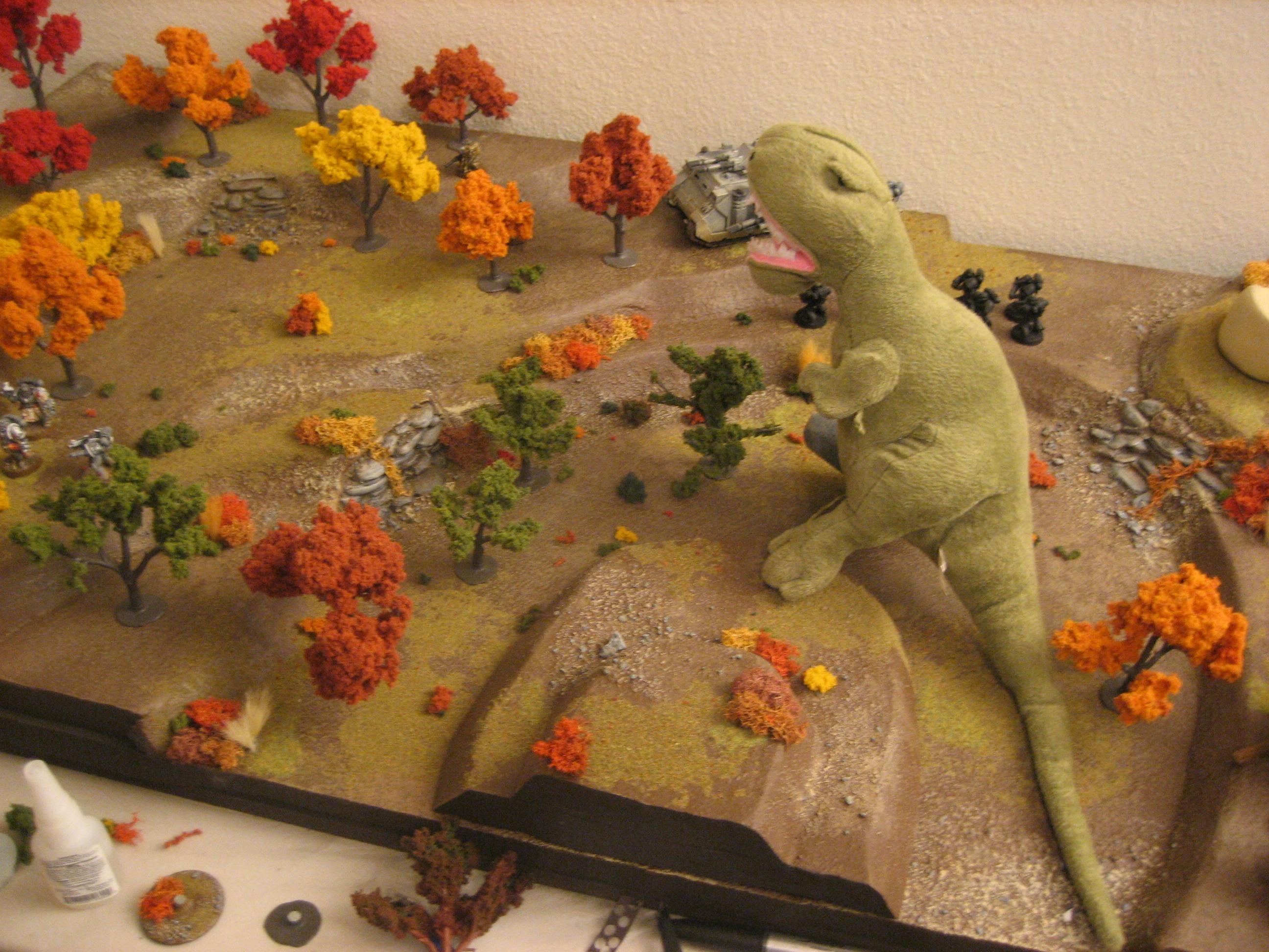 Autumn, Game Table, Plushy Toy, Terrain, Trees