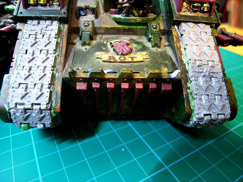 Chaos Space Marines, Forge World, Greenstuff, Magnet, Nurgle, Preditors, Rought Coat, Vindicators, Warhammer 40,000, Work In Progress