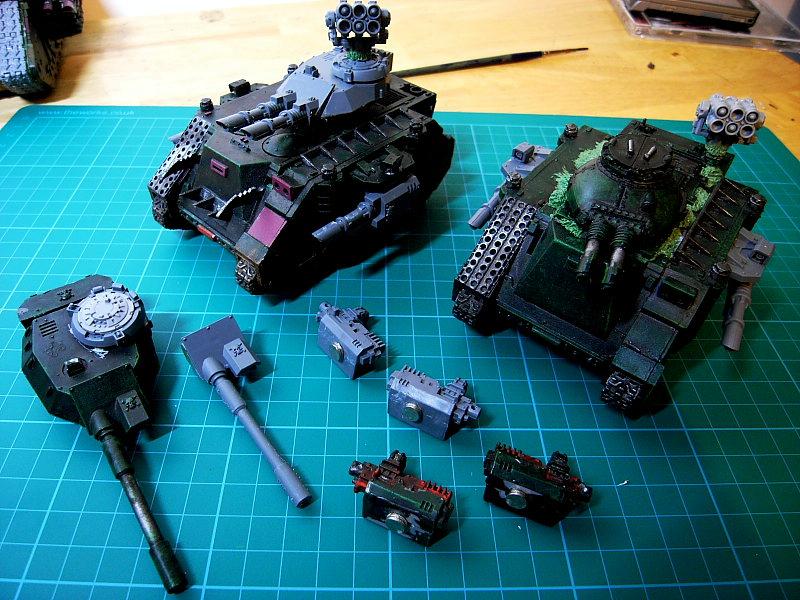 Chaos Space Marines, Forge World, Greenstuff, Magnet, Nurgle, Preditors, Rought Coat, Vindicators, Warhammer 40,000, Work In Progress