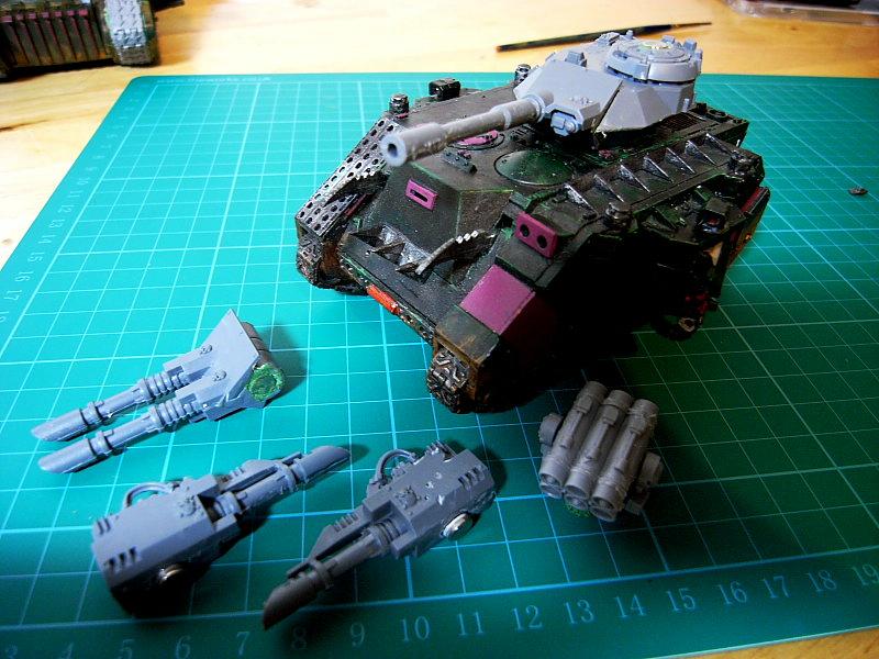 Chaos Space Marines, Forge World, Greenstuff, Magnet, Nurgle, Preditors, Rought Coat, Vindicators, Warhammer 40,000, Work In Progress