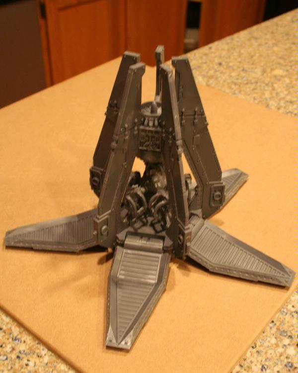 Space Marine Plastic Drop Pod with everything