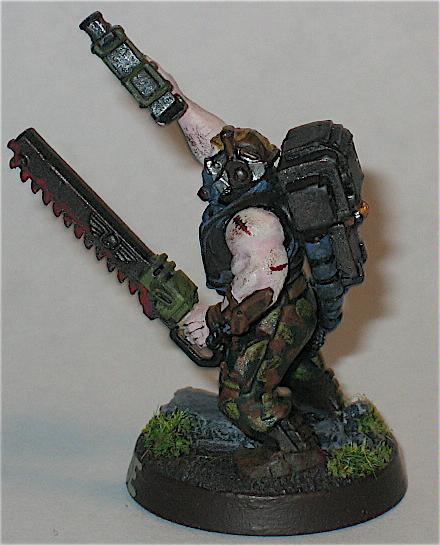 Catachan, Conversion, Greenstuff, Imperial Guard, Infantry, Warhammer 40,000