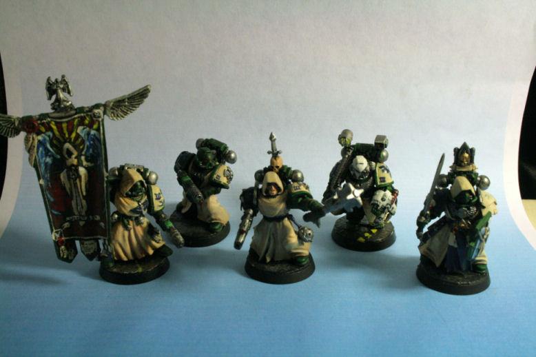 Banner, Command Squad, Dark Angels, Robed, Warhammer 40,000