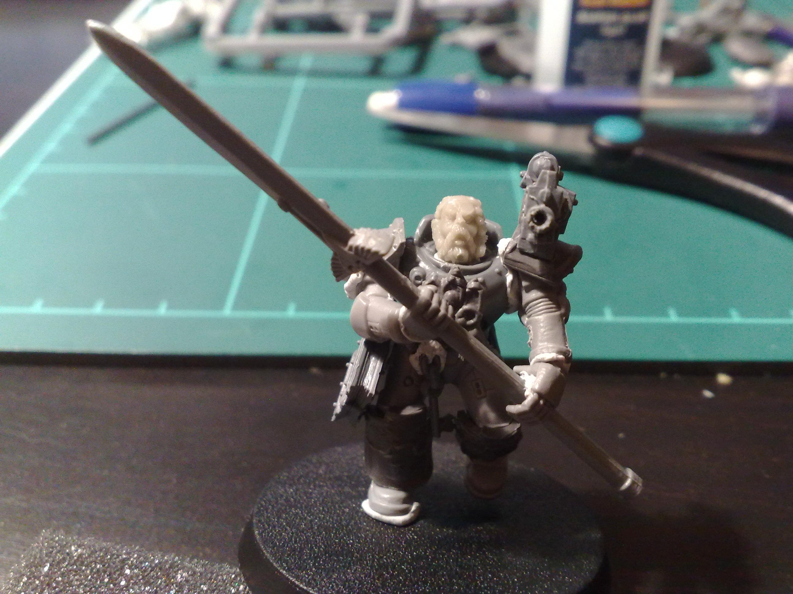 Inquisitor, Necromunda, Power Halberd, Work In Progress