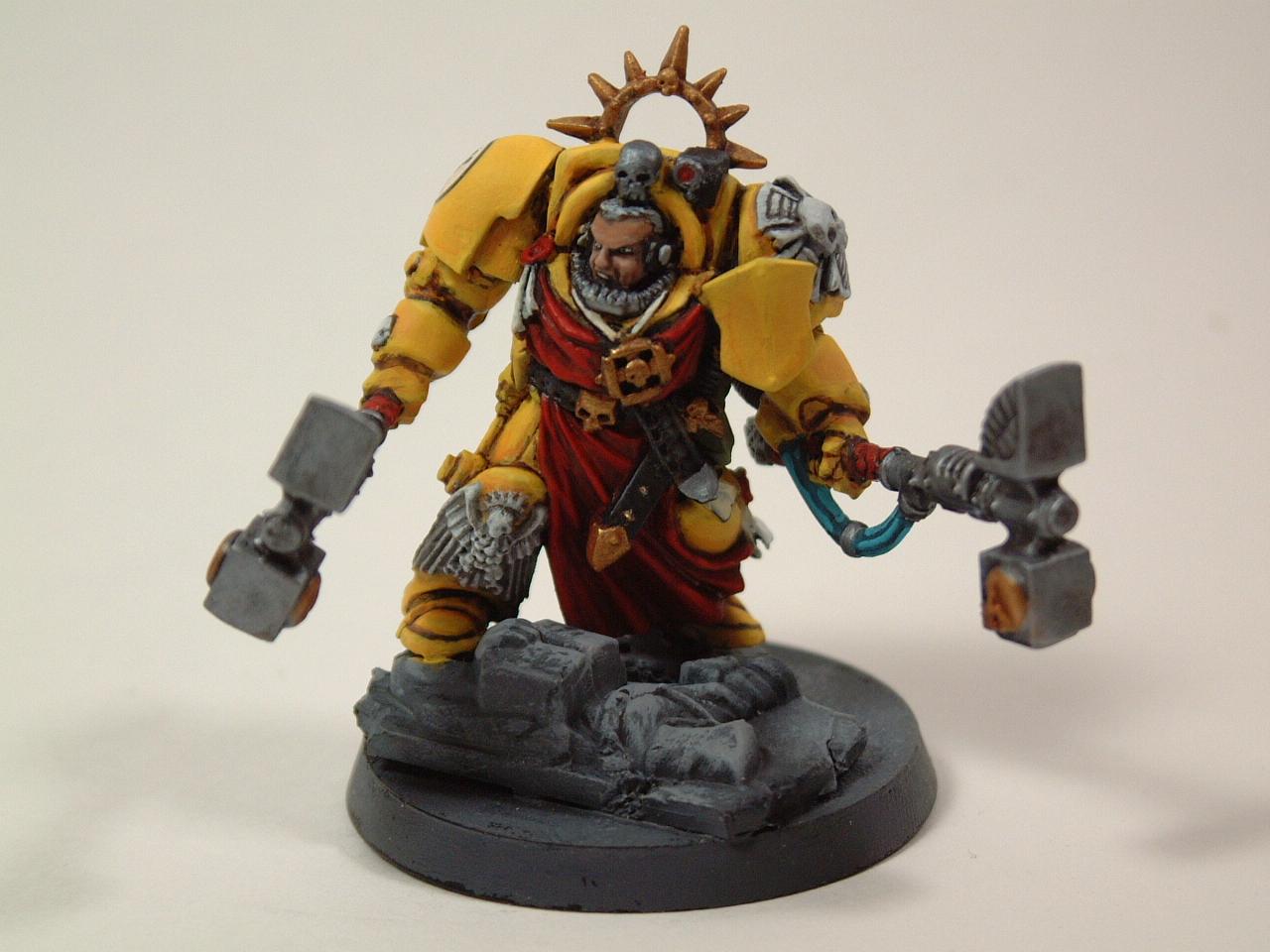 Commander, Imperial Fists, Space Marines, Thunder Hammer