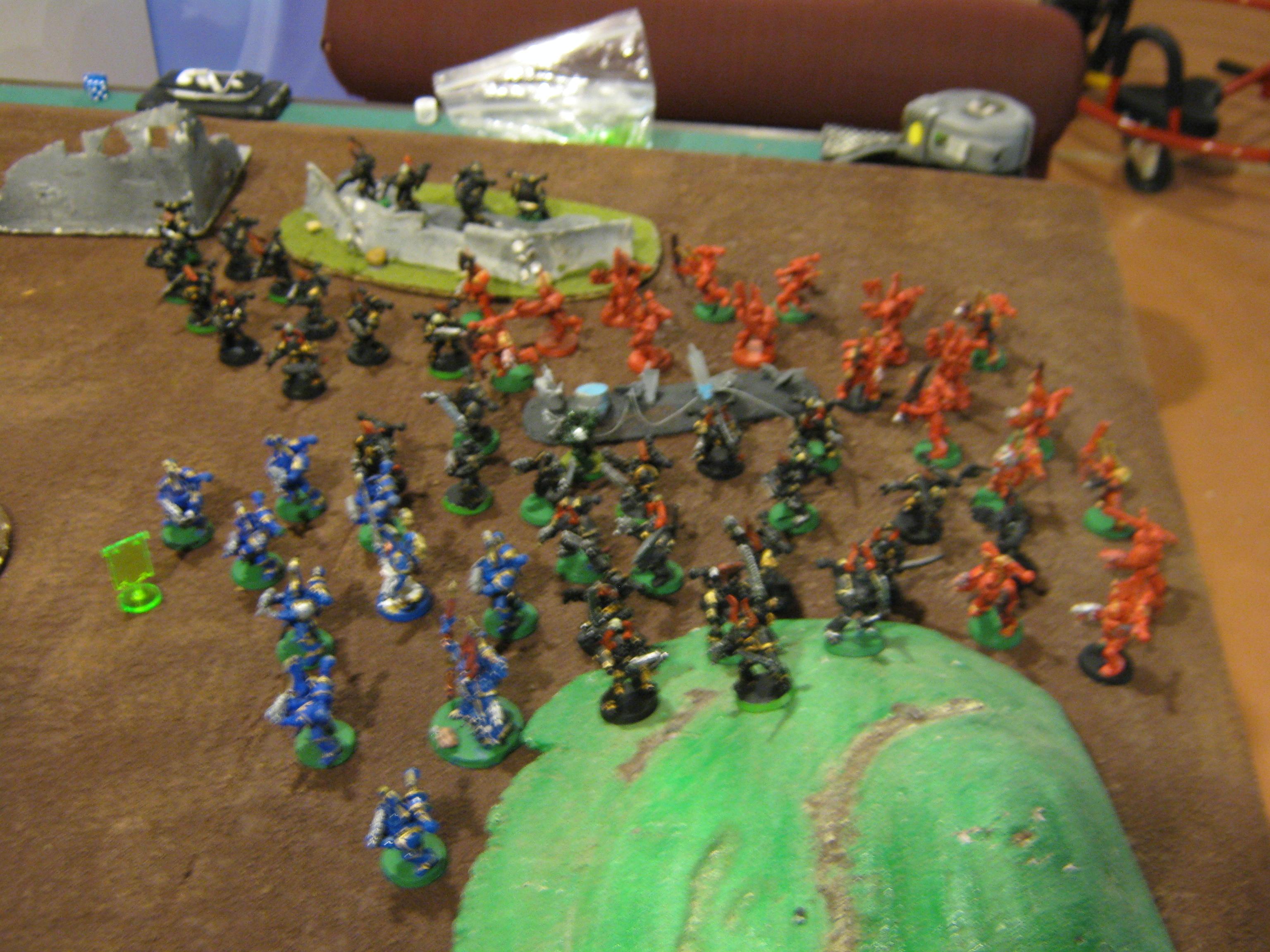 CSM vs. Necrons, CSM deployment