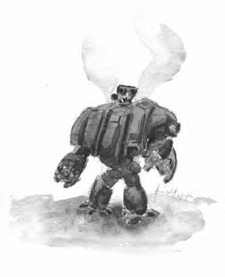 Artwork, Dreadnought, Space Marines, Warhammer 40,000