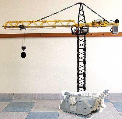 Concept, Conversion, Crane, Orks, Rhino, Warhammer 40,000, Work In Progress