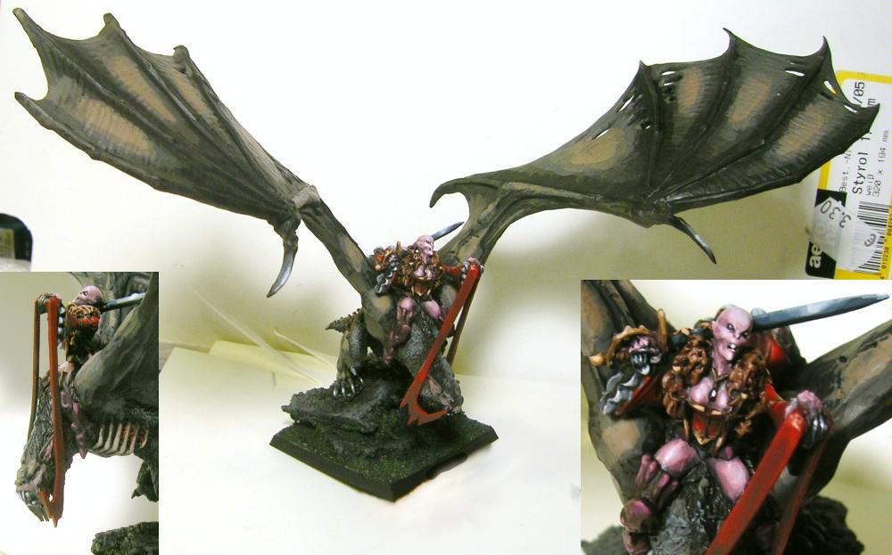 Bump In The Night, Dakka Painting Challenge, Dragon, Female, Undead, Vampire, Warhammer Fantasy