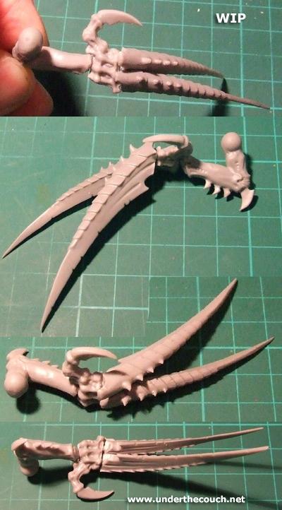 Conversion, Conversion Guide, Hive Tyrant, Tyranids, Warhammer 40,000, Winged, Work In Progress