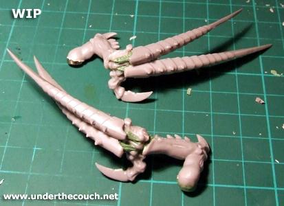 Conversion, Conversion Guide, Hive Tyrant, Tyranids, Warhammer 40,000, Winged, Work In Progress