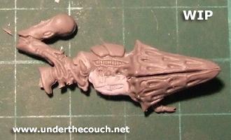 Conversion, Conversion Guide, Hive Tyrant, Tyranids, Warhammer 40,000, Winged, Work In Progress