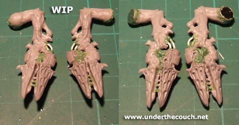 Conversion, Conversion Guide, Hive Tyrant, Tyranids, Warhammer 40,000, Winged, Work In Progress