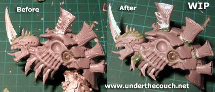 Conversion, Conversion Guide, Hive Tyrant, Tyranids, Warhammer 40,000, Winged, Work In Progress