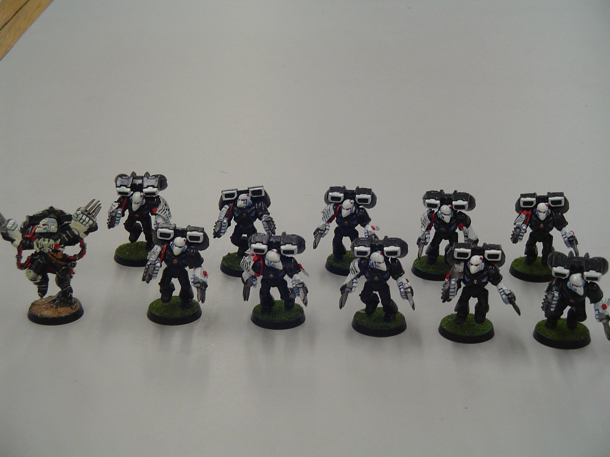 Assault Marines, Jump Pack, Lightning Claws, Raven Guard