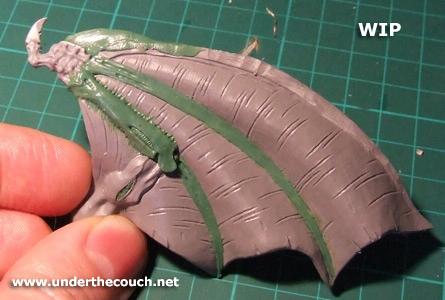 Conversion, Conversion Guide, Hive Tyrant, Tyranids, Warhammer 40,000, Winged, Work In Progress