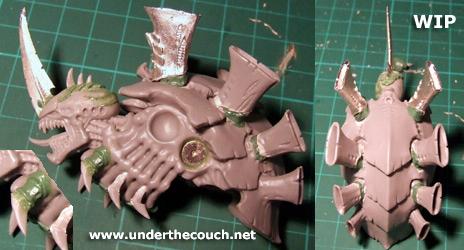 Conversion, Conversion Guide, Hive Tyrant, Tyranids, Warhammer 40,000, Winged, Work In Progress