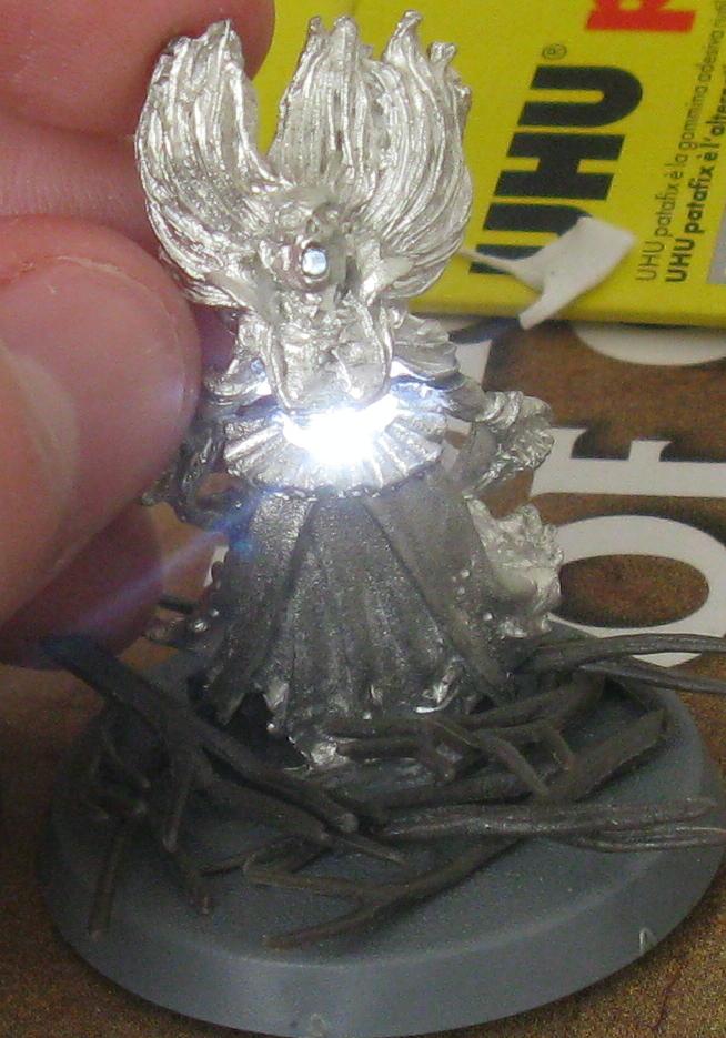 Warhammer Fantasy, testing out the lighting on the banshee