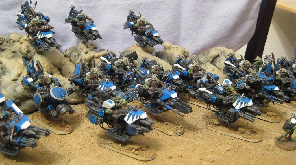 Bike, Blue, Conversion, Kroot, Orks, Warhammer 40,000