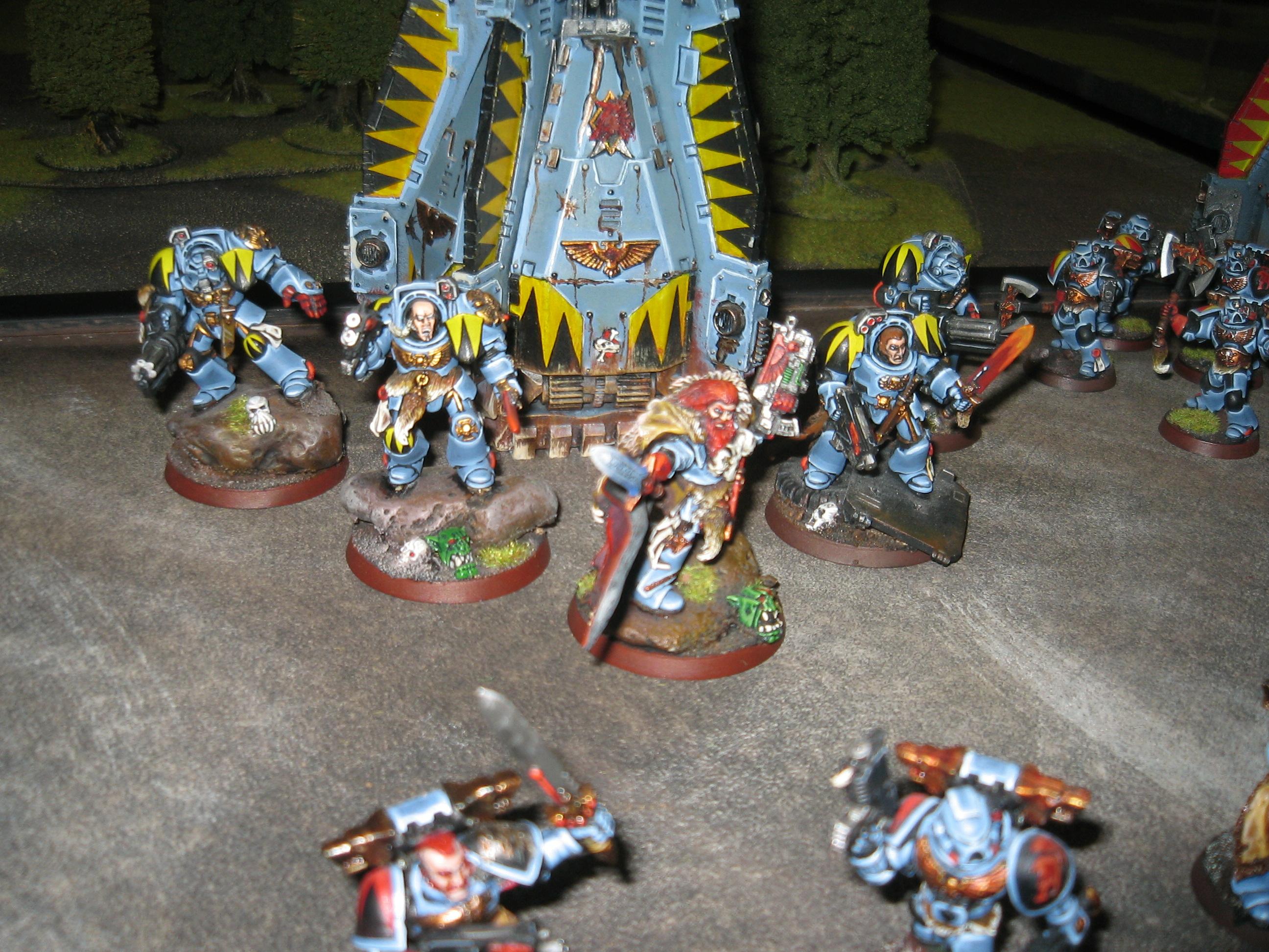 Drop Pod, Space Marines, Space Wolves